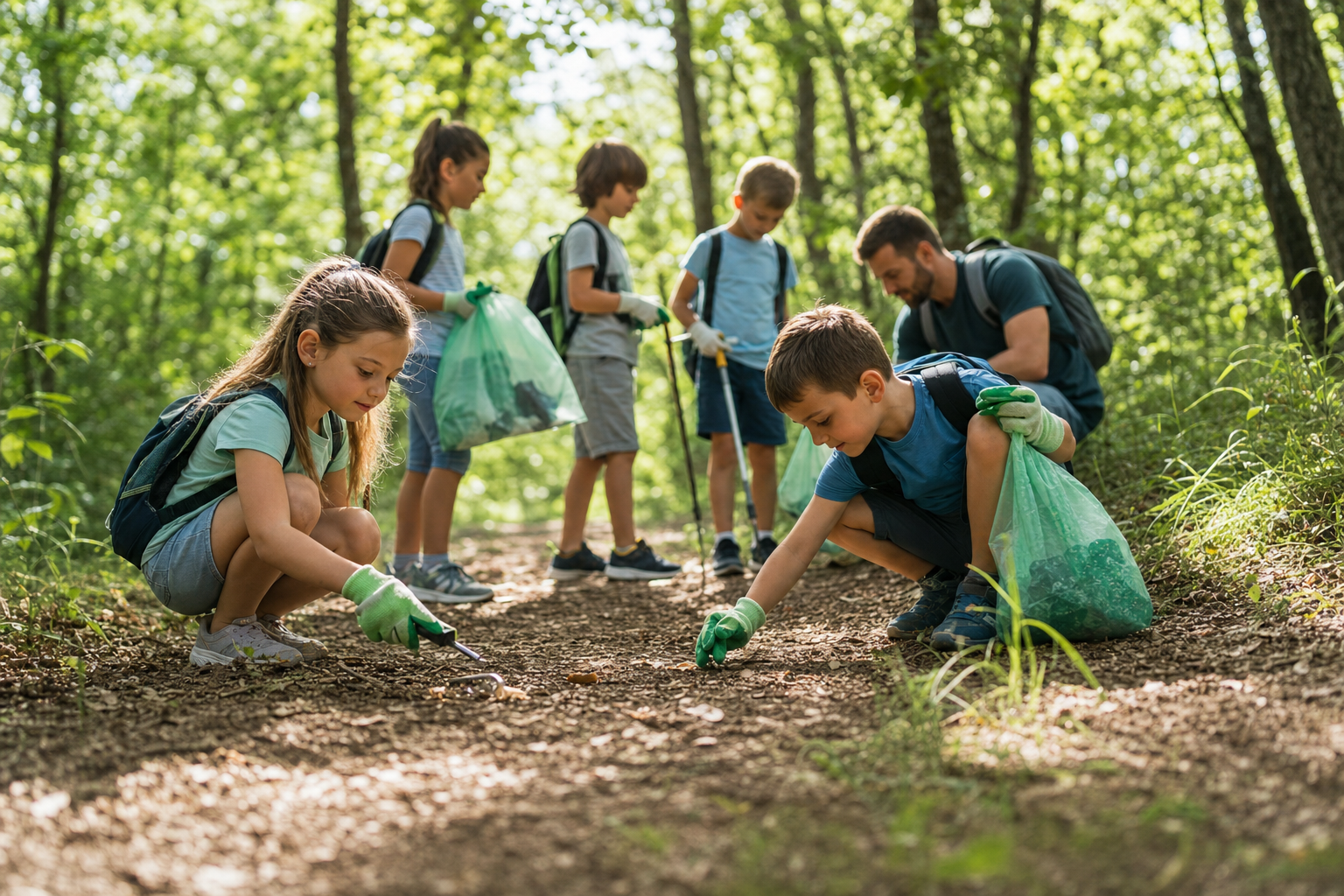 Esploriamo il bosco, osserviamo piante e animali e impariamo a prenderci cura dell'ambiente.